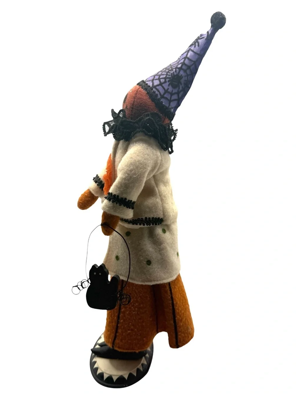 Vintage-Style Halloween Pumpkin Figurine